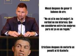 Enlace a Increíble lo modesto que es uno logrando tanto y lo arrogante que es el otro logrando tan poco.