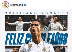 Enlace a La felicitación del Real Madrid a Cristiano Ronaldo por su 40° cumpleaños