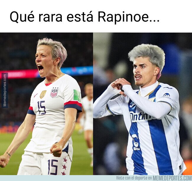 1215230 - Rapinoe le ha metido un doblete al Madrid