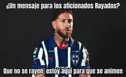 Enlace a Primer mensaje de Ramos como Rayado