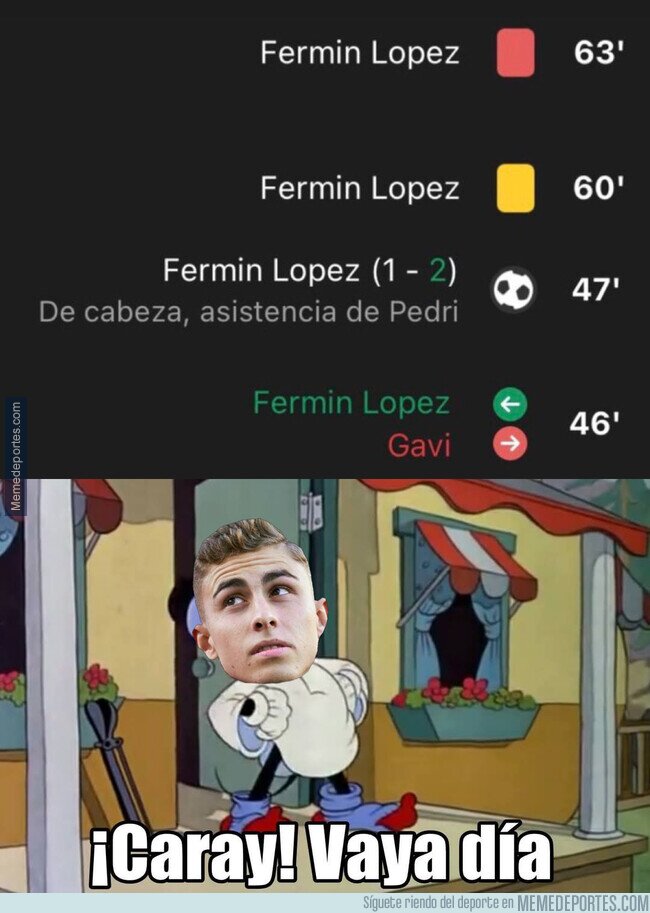 1215468 - Fermín, protagonista absoluto en 15 minutos
