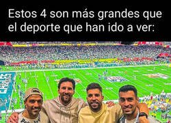 Enlace a Messi, Suarez, Busquets y Alba en la Superbowl