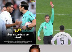 Enlace a Munuera tenía la tarjeta roja preparada para Bellingham