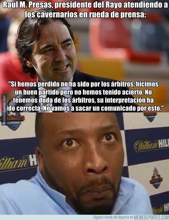 1215986 - El presidente del Rayo se acaba de mear en la cara de toda una institución. Honor.