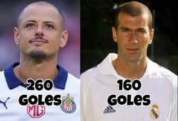 Enlace a ¿Sabías que Chicharito es un jugador mejor y más completo que Zidane?