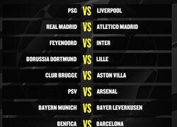 Enlace a Así han quedad los emparejamientos de la Champions