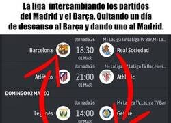 Enlace a Lo de siempre: Enésimo favorcito para el Madrid que ignorarán para llorar por arbitrajes acertados.