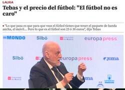 Enlace a El fútbol no es caro, nosotros somos pobres