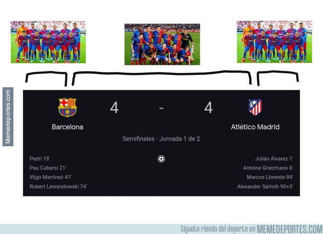 1216467 - El Barça durante la ida de semis contra el Atleti