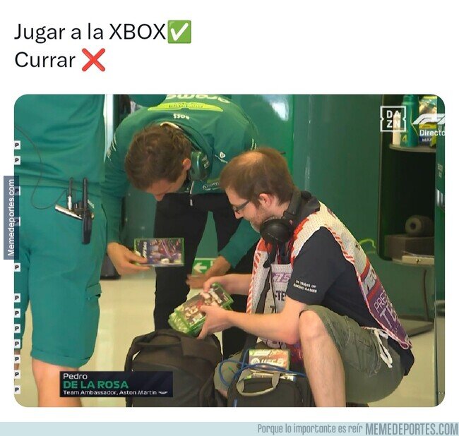 1216639 - De la Rosa echando una XBox
