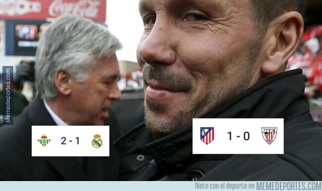 1216722 - Simeone sonríe antes del derbi de Champions
