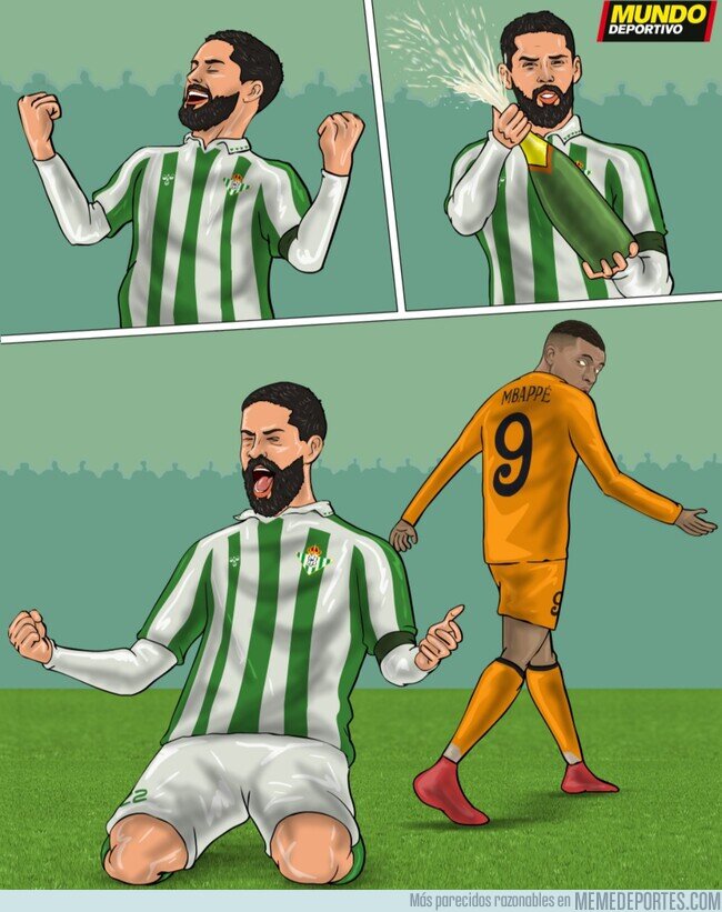 1216724 - Isco celebró como si le fuera la vida en ello