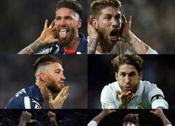 Enlace a Sergio Ramos hizo todas sus celebraciones en su primer gol con Rayados