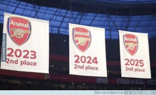 1216885 - El Arsenal ha logrado un triplete de subcampeonatos