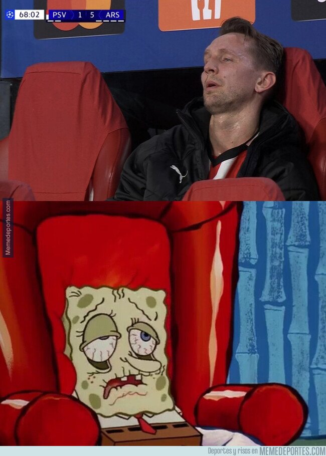 1216911 - Luuk de Jong tras caer contra el Arsenal