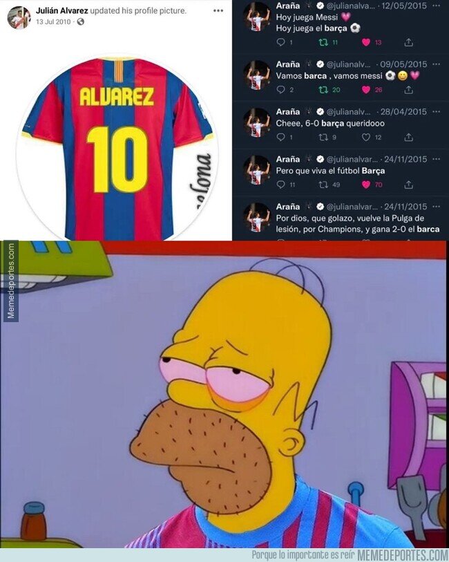 1216923 - Que al Barça se le escape un jugador como Julián es injustificable