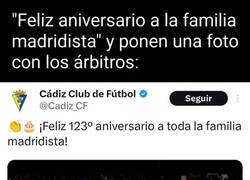 Enlace a Humor fino por parte del Cádiz