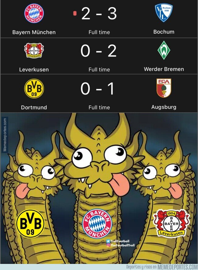1217193 - Los grandes alemanes se la pegan en Bundesliga
