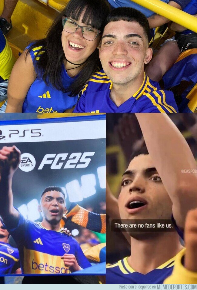 1217370 - Marcos Alessio, el fan de Boca que fue seleccionado para aparecer en el FC25