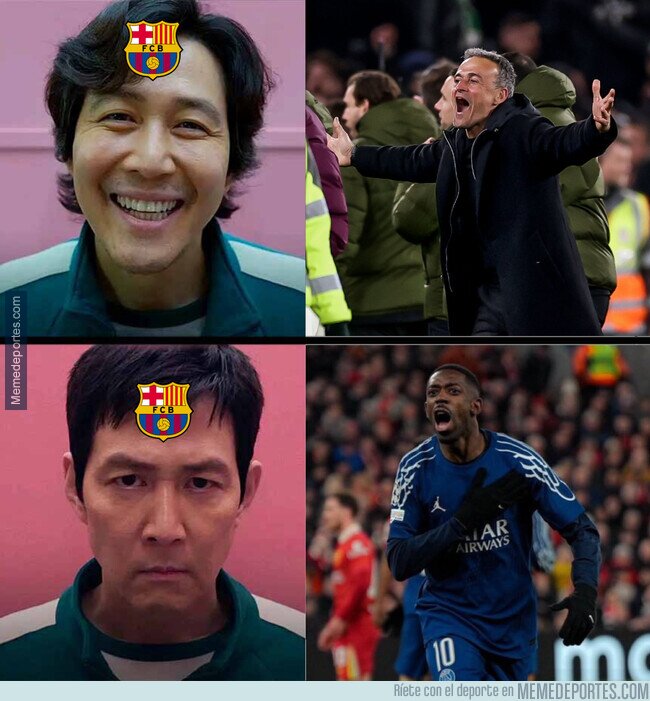 1217439 - Culés viendo clasificarse al PSG