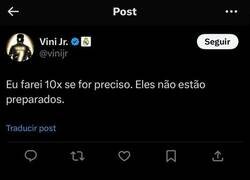 Enlace a Vinicius no aguantó más