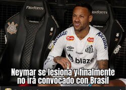 Enlace a La ya clásica lesión de Neymar por el mes de marzo