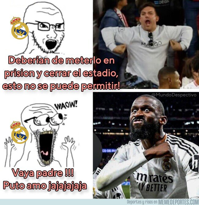 1217704 - ¿Prisión para Rüdiger? No hay huevos.