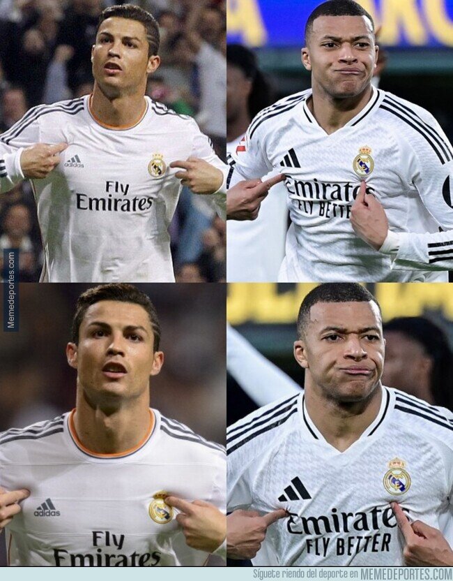 1217752 - Mbappé celebrando como su ídolo