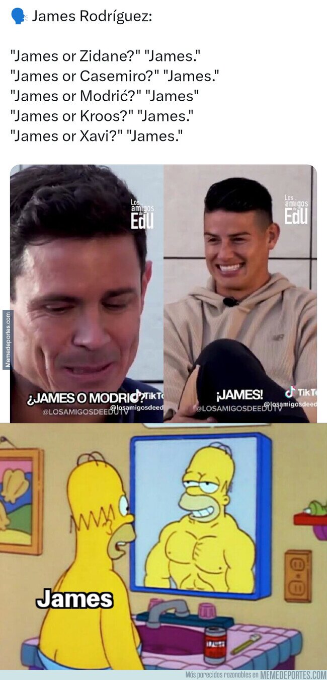 1217934 - James tiene la autoestima por las nubes