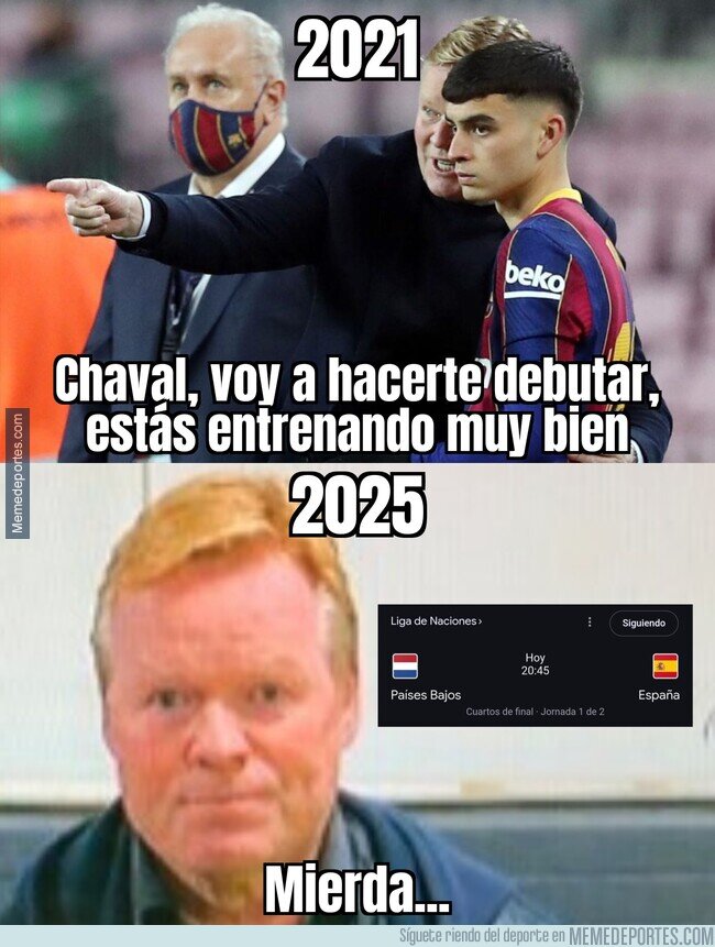 1218016 - Koeman contra el monstruo que hizo debutar