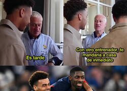 Enlace a Doué llega tarde a su primera convocatoria con Francia