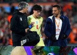 Enlace a Cubarsí se lesiona con España