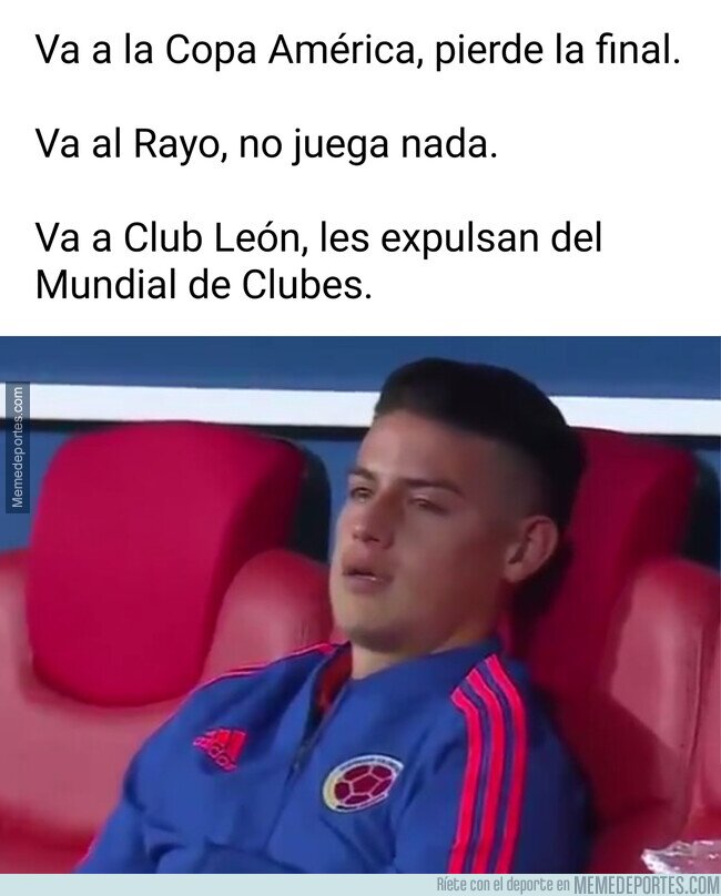 1218215 - El fútbol no le está sonriendo a James