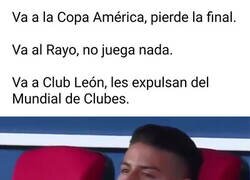 Enlace a El fútbol no le está sonriendo a James