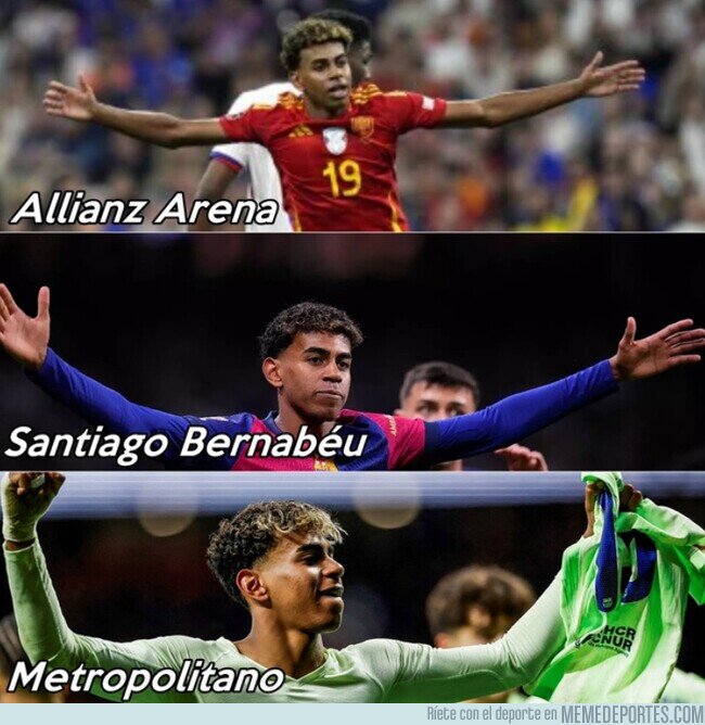 1218344 - Lamine Yaml ha nacido para brillar en grandes estadios y en grandes momentos. Nada que reprocharle con su temprana edad