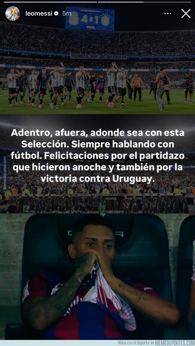 1218436 - Imagina que te dedica estas palabras Leo Messi