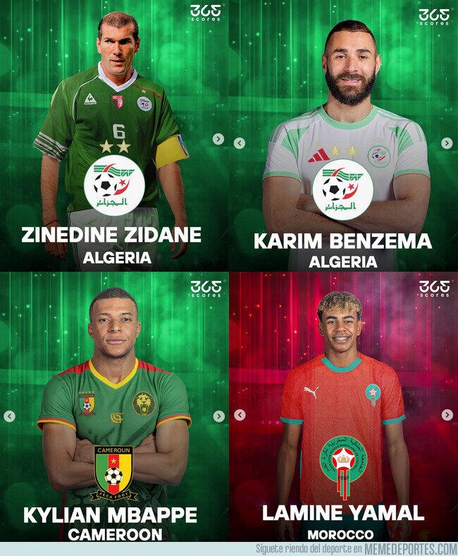 1218482 - Si estas grandes estrellas hubiesen jugado para otras selecciones