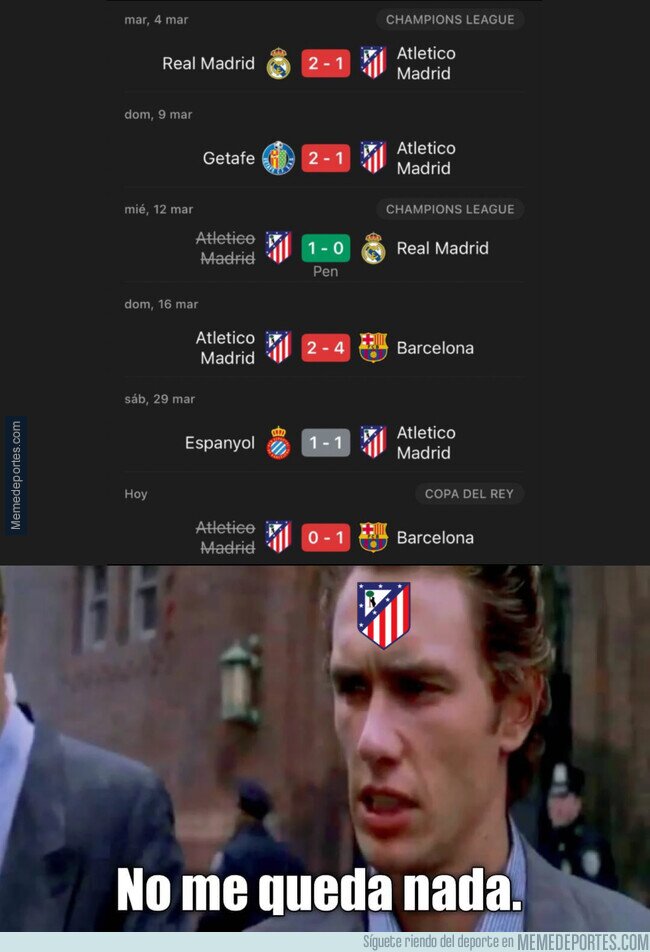 1218891 - Se acabó todo para el Atlético