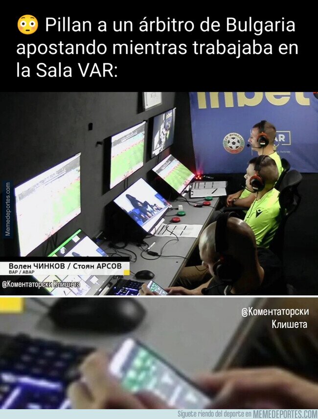 1218928 - Si apuestas a lo que arbitras, ganas seguro
