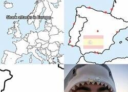 Enlace a Ataques de tiburón en Europa