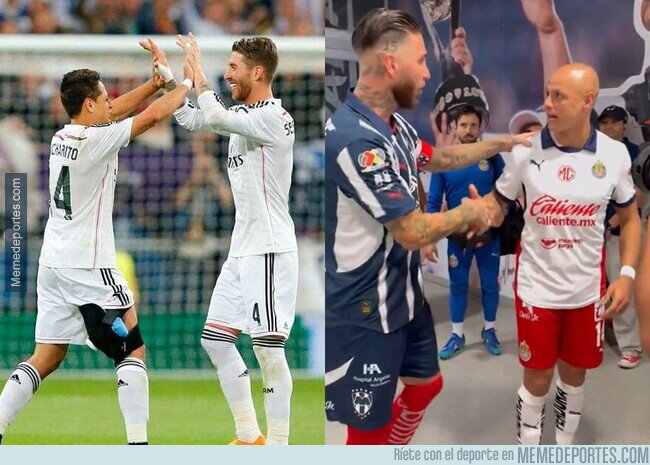 1219167 - Ramos y Chicharito reunidos en México