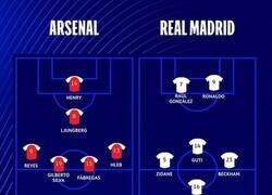 Enlace a Los onces de la última vez que se enfrentaron Arsenal y Real Madrid