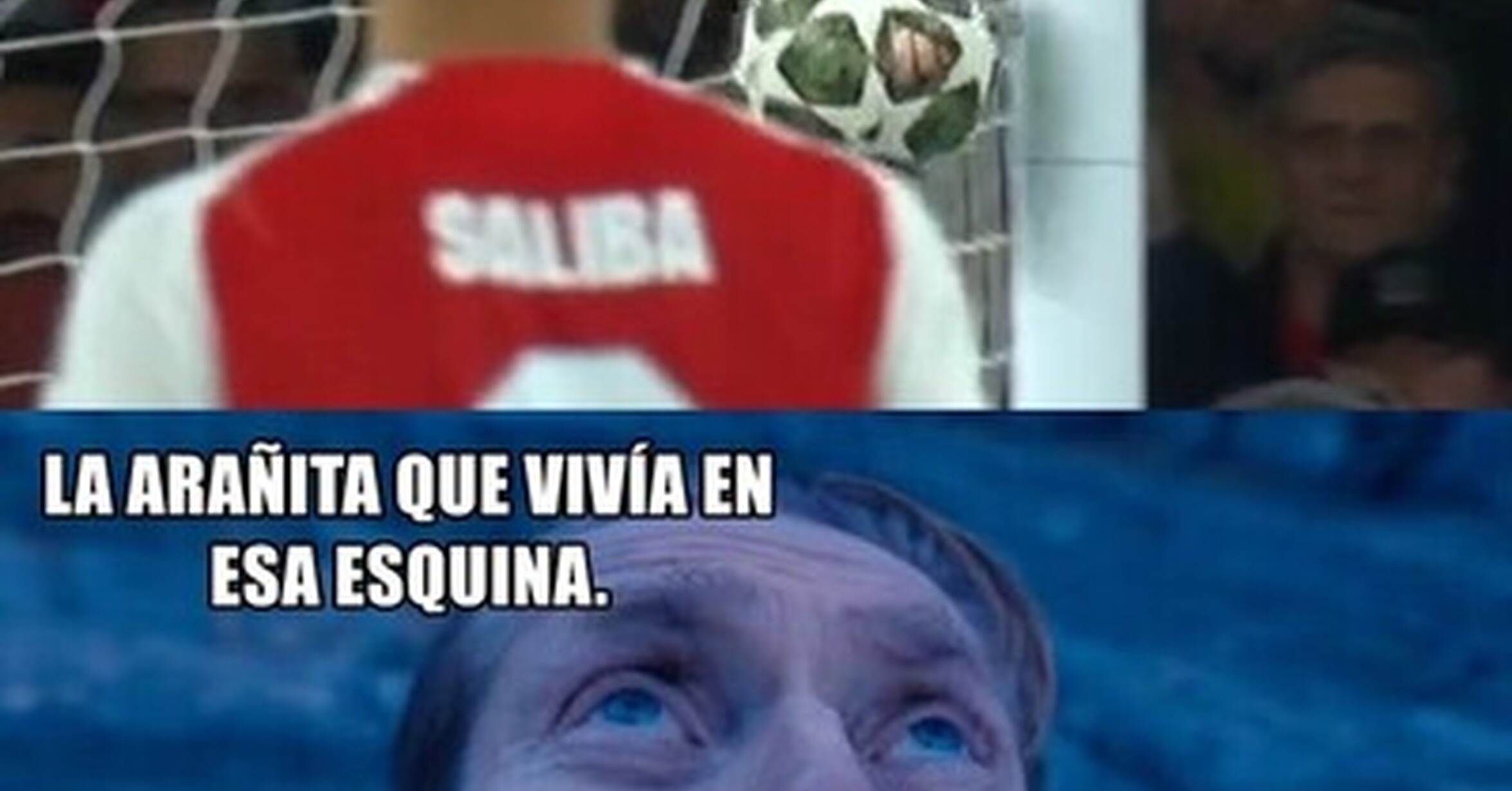 Pero mira donde puso el balón el desgracia'o ese.