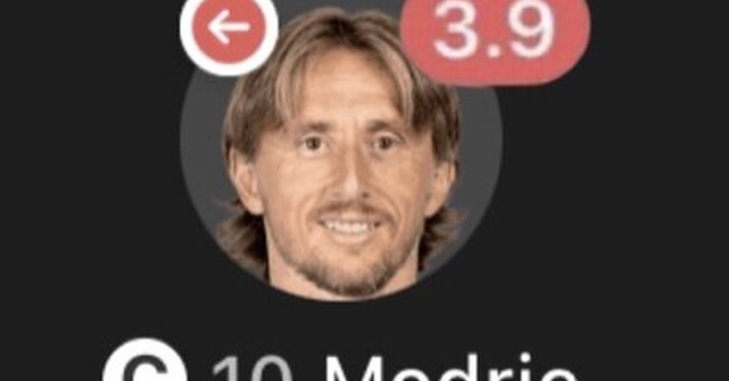 Modric, es hora de plantearnos cosas.