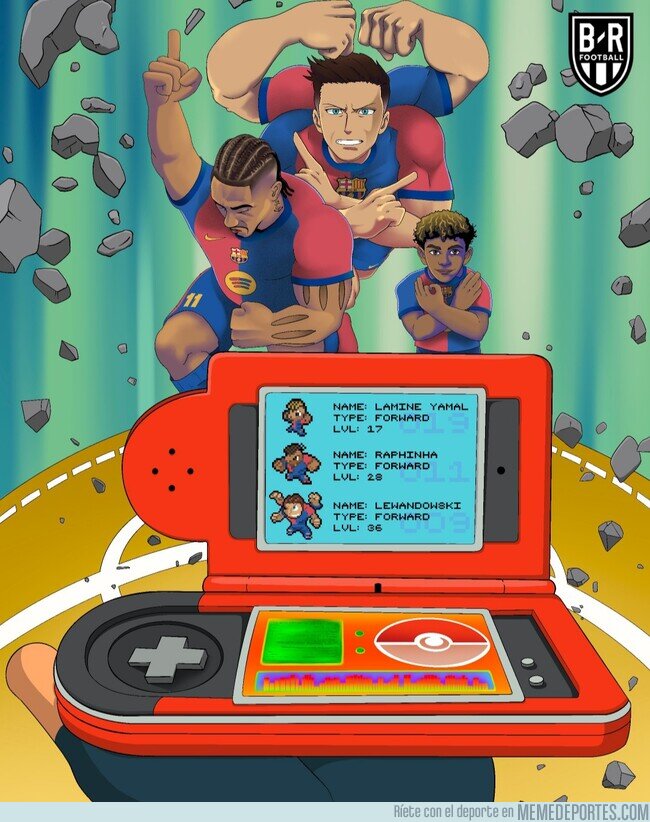 1219346 - La delantera del Barça es una evolución Pokémon