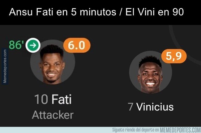 1219475 - Vinicius retrocede a las comparaciones con Ansu Fati