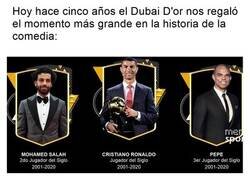 Enlace a Desde entonces, es el trofeo individual más prestigioso de todos