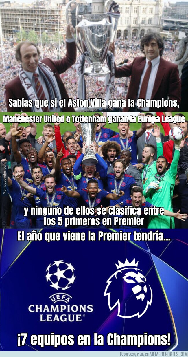 1219509 - Los equipos que puede tener la Premier en la próxima Champions