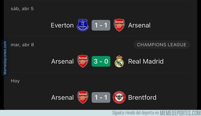 1219578 - Arsenal FC explicado en tres partidos: