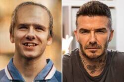 Enlace a Predicción de cómo se vería Beckham dentro de 20 años en 1998 vs Realidad